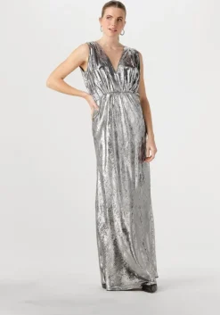 metallic mes demoiselles maxi jurk sambi