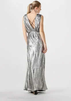 metallic mes demoiselles maxi jurk sambi