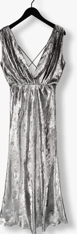 metallic mes demoiselles maxi jurk sambi