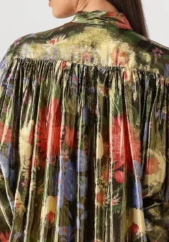 metallic mes demoiselles midi jurk bloom