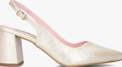 metallic notre-v slingbacks 2315c