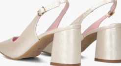 metallic notre-v slingbacks 2315c