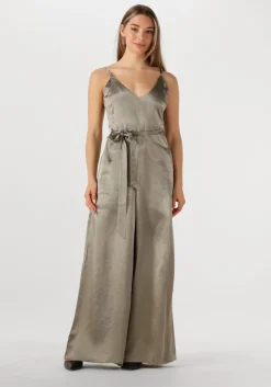 metallic selected femme jumpsuit slfselene sl wide leg jumpsuit