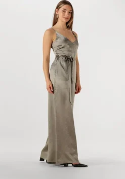 metallic selected femme jumpsuit slfselene sl wide leg jumpsuit
