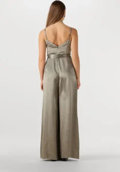 metallic selected femme jumpsuit slfselene sl wide leg jumpsuit