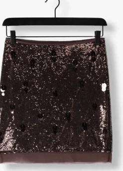 metallic silvian heach minirok mini skirt flove