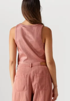 metallic summum top rib tanktop cotton rib