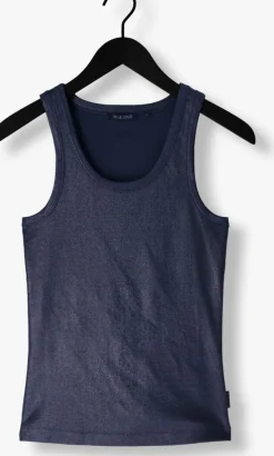 metallic summum top rib tanktop cotton rib