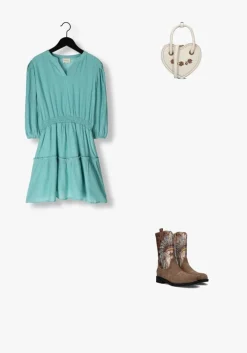 mint ai&ko mini jurk arielle crinkle vis 529 g