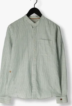 mint cast iron t-shirt long sleeve shirt co li dobby stripe