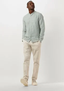 mint cast iron t-shirt long sleeve shirt co li dobby stripe