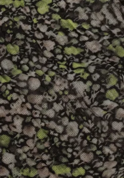 mint catwalk junkie midi jurk dr moss flowers mesh