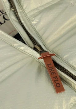 mint like flo gewatteerde jas amaya flo girls short fancy hooded jacket