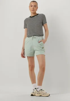 mint lyle & scott broeken pigment dye sweatshort