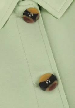 mint nobell gilet tika girls gilet with belt jade green