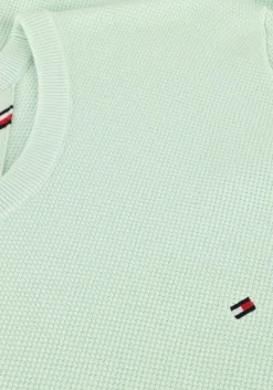 mint tommy hilfiger trui essential structure crew neck