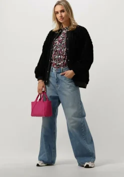 multi alix the label blouses ladies woven blurry flower blouse