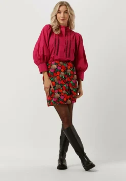 multi alix the label minirok flower mini skirt