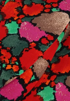 multi alix the label minirok flower mini skirt