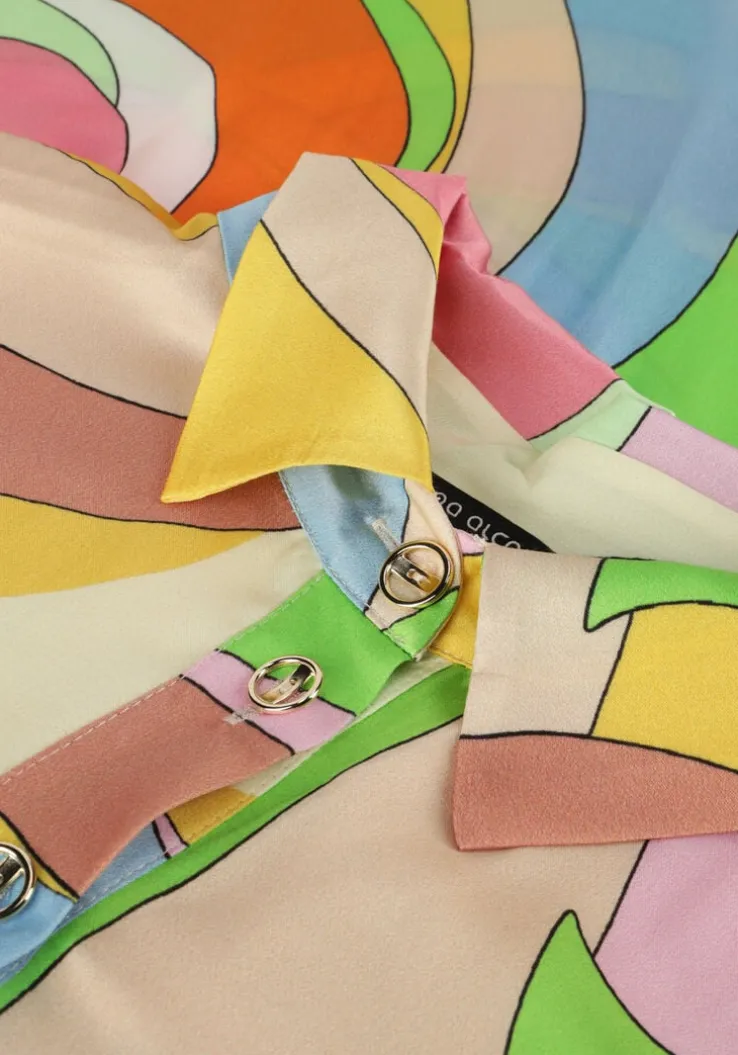 multi ana alcazar mini jurk shirt dress swing