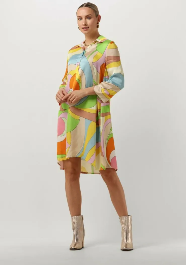 multi ana alcazar mini jurk shirt dress swing
