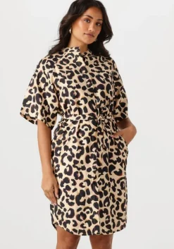 multi another label mini jurk denice animal dress s/s