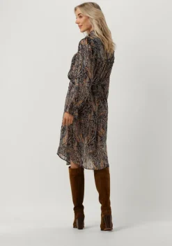 multi antik batik midi jurk elvis transdress