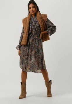 multi antik batik midi jurk elvis transdress