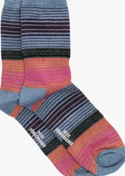 multi becksondergaard sokken imma thin stripe sock