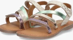 multi braqeez platte sandalen cassy call