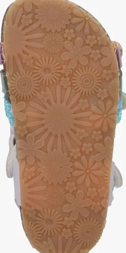 multi bunniesjr platte sandalen babs beach