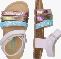 multi bunniesjr platte sandalen babs beach