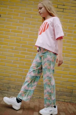 multi call me frankie straight leg jeans splash denim pants