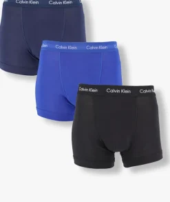 multi calvin klein underwear boxershorts 3-pack trunks