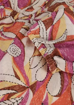 multi catwalk junkie mini jurk v-neck dress with straps detail