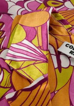 multi colourful rebel blouses celeste floral short sleeve blouse