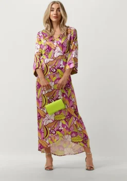 multi colourful rebel maxi jurk lela floral wrap maxi dress
