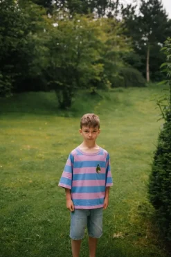 multi daily brat t-shirt striped t-shirt