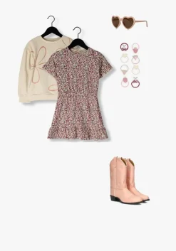 multi daily7 mini jurk dress flower