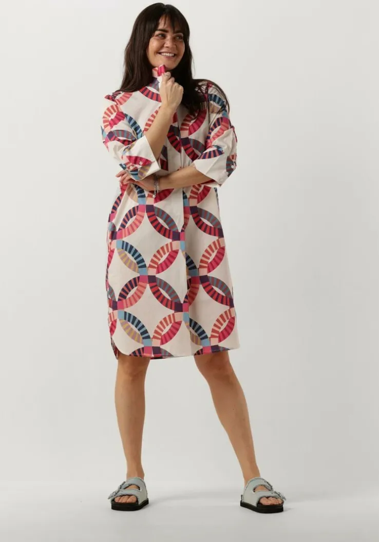 multi dea kudibal mini jurk kamille