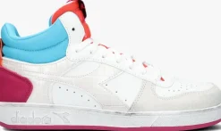 multi diadora hoge sneakers magic basket demi croco woman