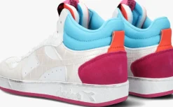 multi diadora hoge sneakers magic basket demi croco woman