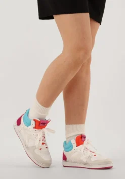 multi diadora hoge sneakers magic basket demi croco woman