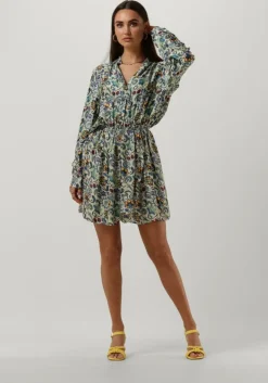 multi est'seven mini jurk est’journee dress bambu