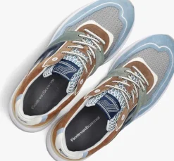 multi floris van bommel lage sneakers sfm-10139 noppi