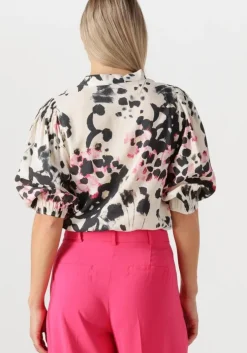 multi jansen amsterdam blouses manon blouse wam 199 3/4 puffed sleeve