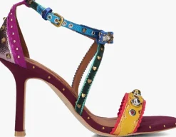 multi kurt geiger london sandalen met hak mini bow eyelet