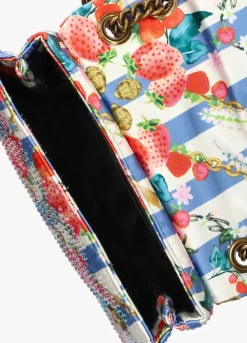 multi kurt geiger london schoudertas fabric mini kensington