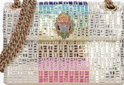 multi kurt geiger london schoudertas mini kensington crystals