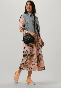 multi lollys laundry midi jurk harper dress